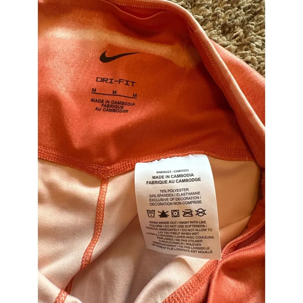 Nike orange tie